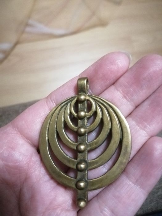 Магический кулон Матрица подвеска из латуни