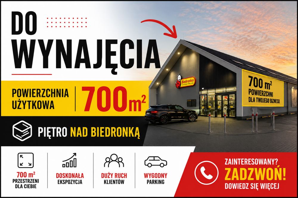 Powierzchnia Usługowa DO WYNAJECIA