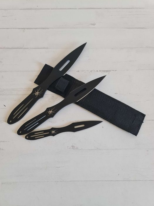 Conjunto de Facas Pretas de Coleção