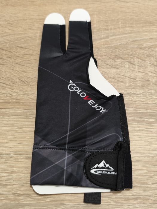 Rękawiczka bilardowa GoLoveJoy czarno-szara na prawą rękę nowa onesize