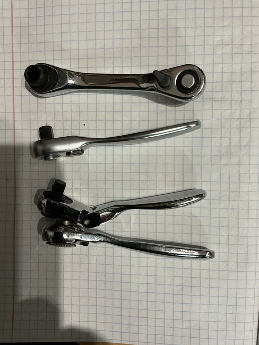 Набор 4шт мікро трещоток 1/4 міні трещотка міцна зручна cr-va нержавій