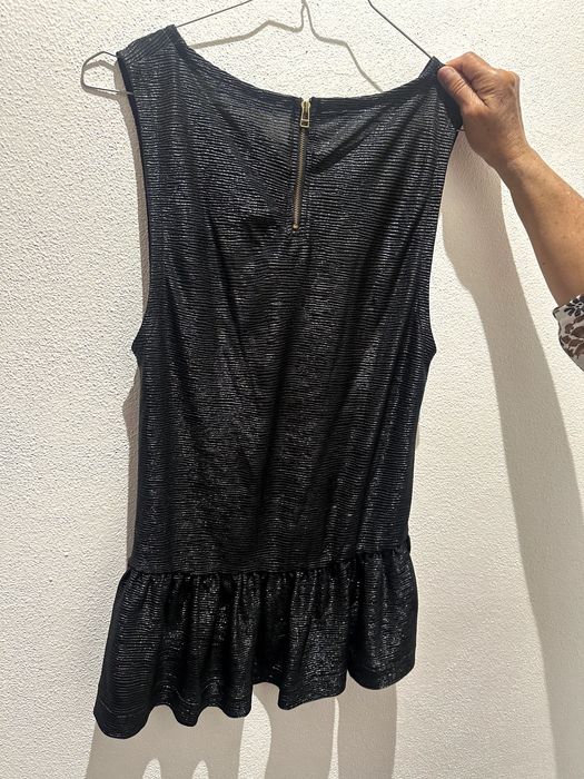 Top Preto Brilhante XL como NOVO