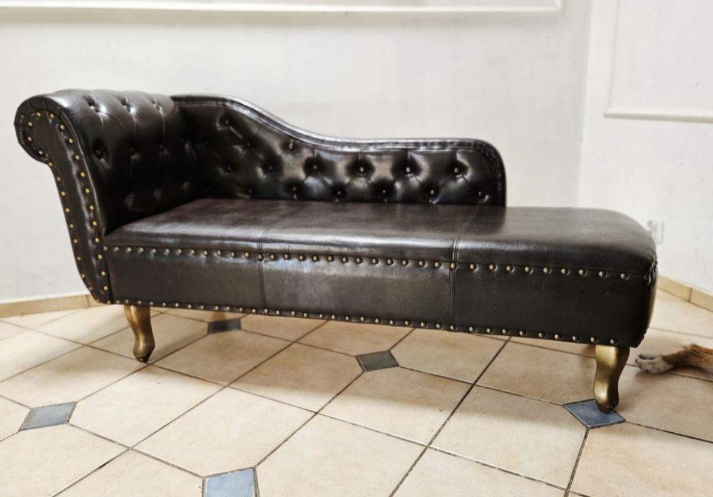 Leżanka, szezlong Chesterfield, Wysyłka, sofa