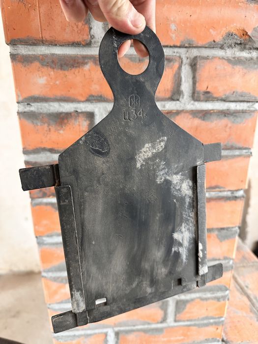 Шибер сталевий, виготовлений у совдепі , для пічного опалення