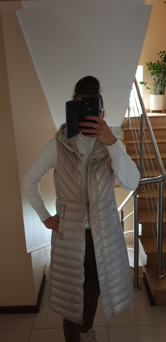 Złota kamizelka taliowana, polyskująca. Hit