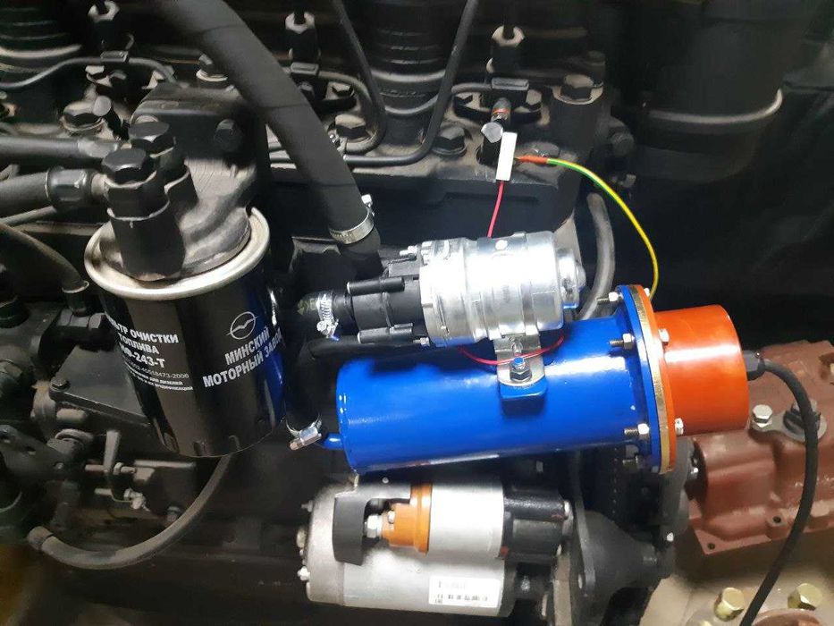 Комплект підігріву, подогреватель двигателя мтз утеплитель капота мтз,