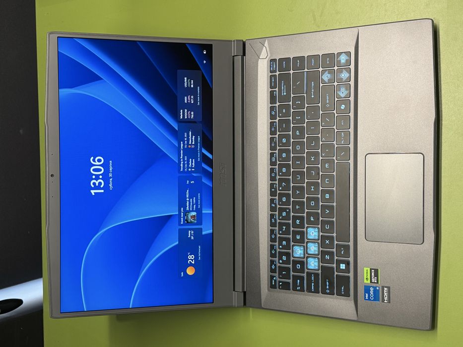 Ноутбук MSI Thin 15 B13vf (i5-13420h, 16gb,512SSD,RTX 4060 8gb, 144hz)