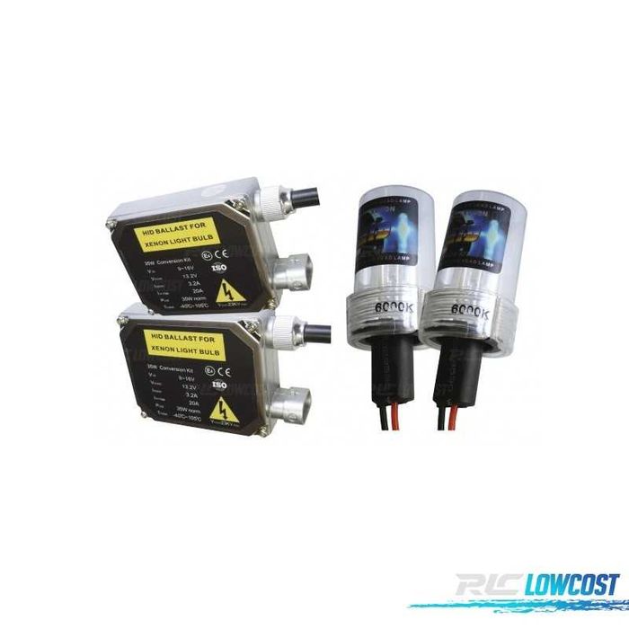 Kit lâmpadas xenon 6000k. Profissional
