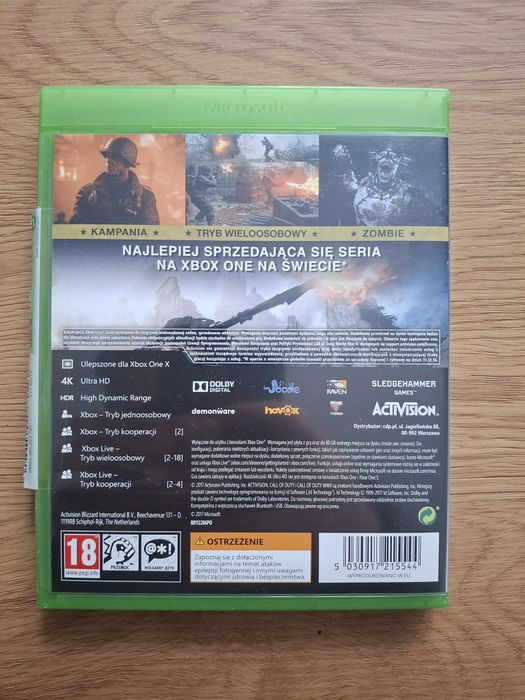 Call of Duty WW2 PL Xbox One po polsku dubbing Idealna