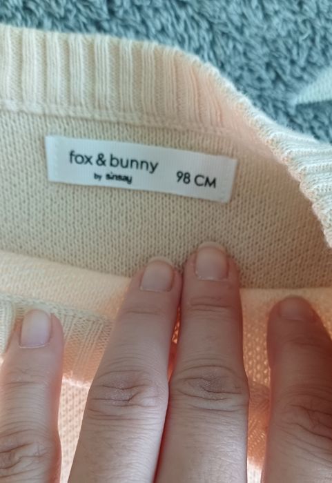Sweterek dziecięcy misio r.98/104
Fox &,bunny