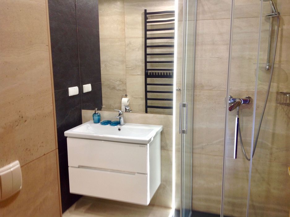 Nocleg Wisła – apartament 3-pokojowy z balkonem, centrum, kuchnia