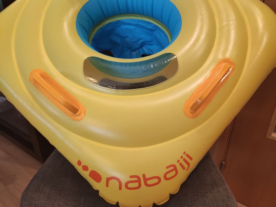 Nabaiji bóia insuflável para piscina com assento criança de 7 -11 KG