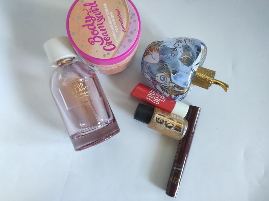 Zestaw kosmetyków Lolita Lempicka Yves Rocher Nivea zapachy
