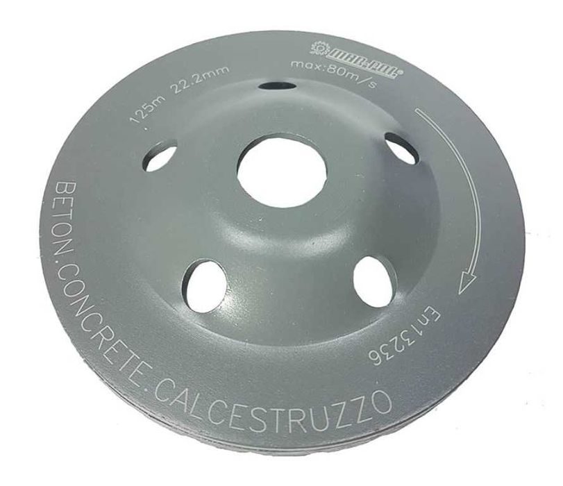 TARCZA DO SZLIFOWANIA Betonu Diamentowa TURBO 125x5MM Garnkowa