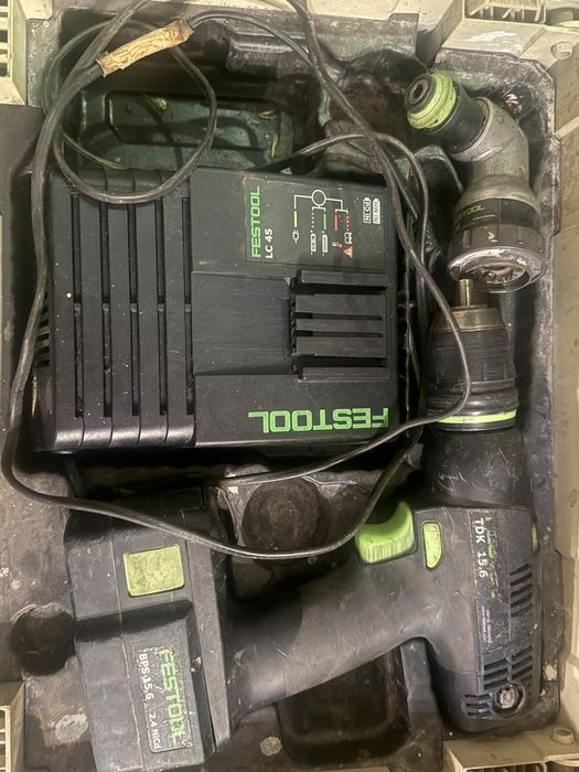 Sprzedam zestaw wkrętarki festol