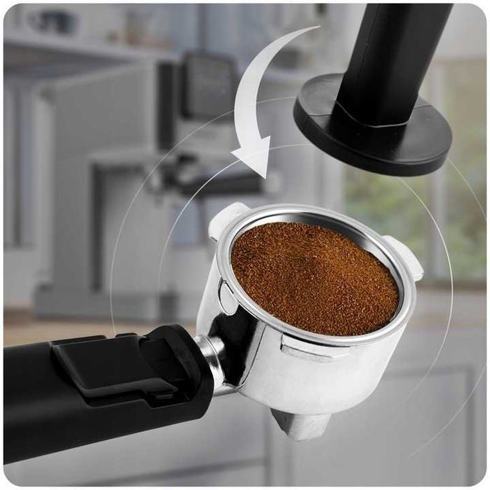 NOWY Ekspres Do Kawy Ciśnieniowy Kolbowy 20Bar Ze Spieniaczem + Ekran