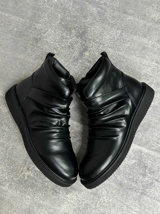 Черевики козаки чорні ботинки казаки Indie sleaze Hedi Slimane