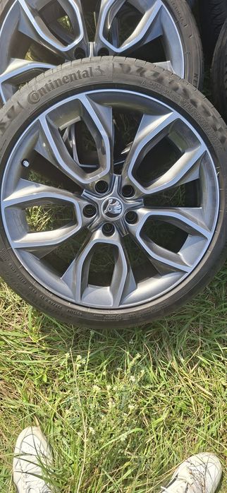 Oryginalne koła 19" SKODA CRATER 5x112 Karoq Kodiaq + Opony