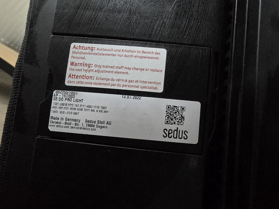 Fotel biurowy Sedus PRO light