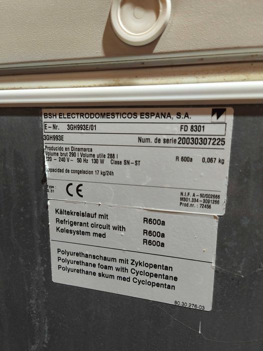 Arca congeladora horizontal