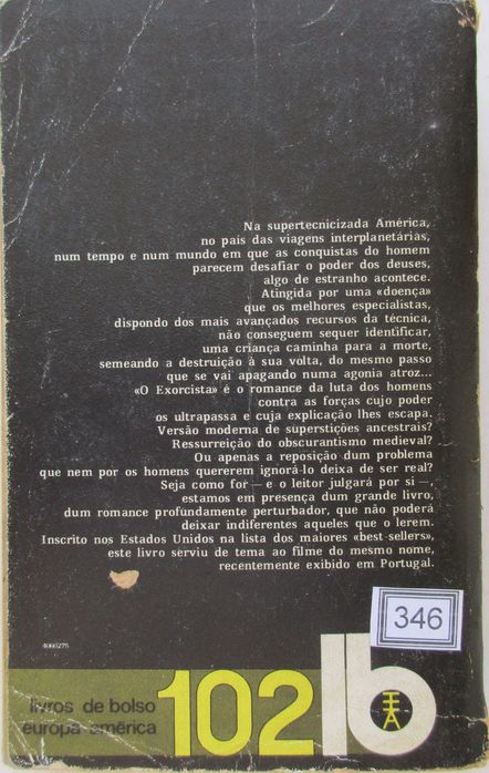 William Peter Blatty - - - O Exorcista - - - - - Livro