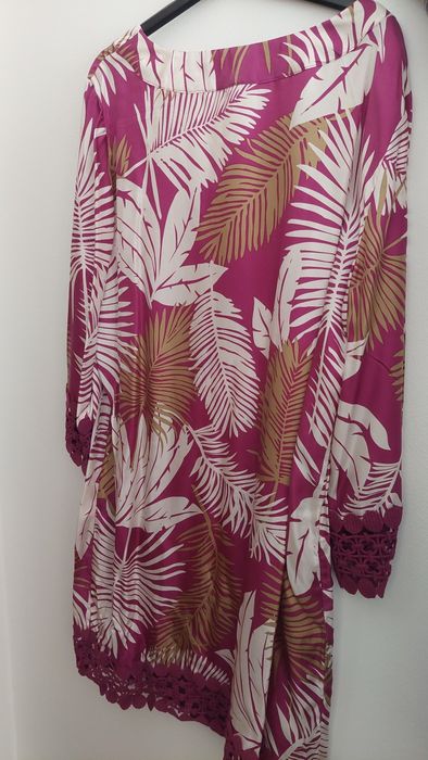 Vestido de senhora em seda Cortefiel