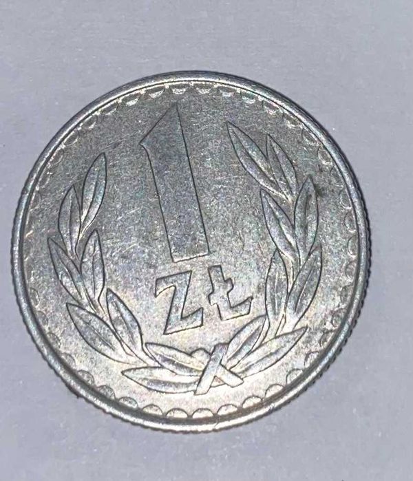 Moneta 1 zł 1986