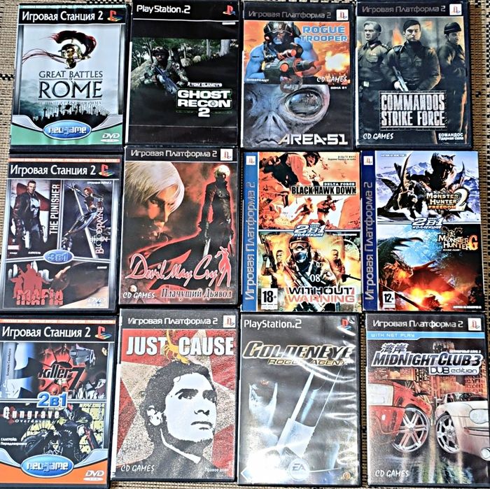Різні ІГРИ на PS2
