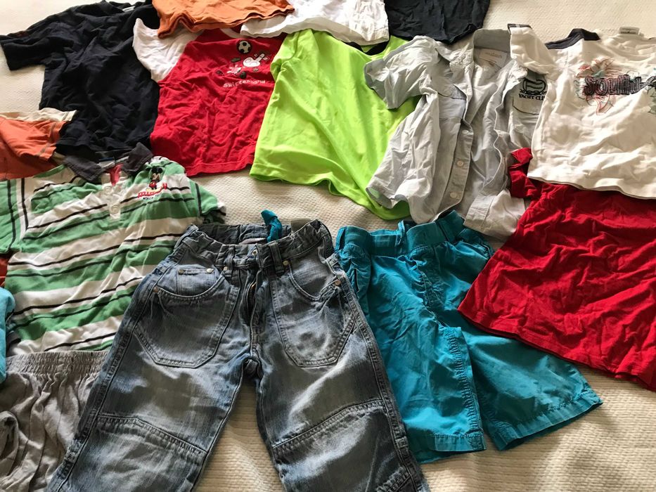Lote roupa menino verão- 5/6 anos