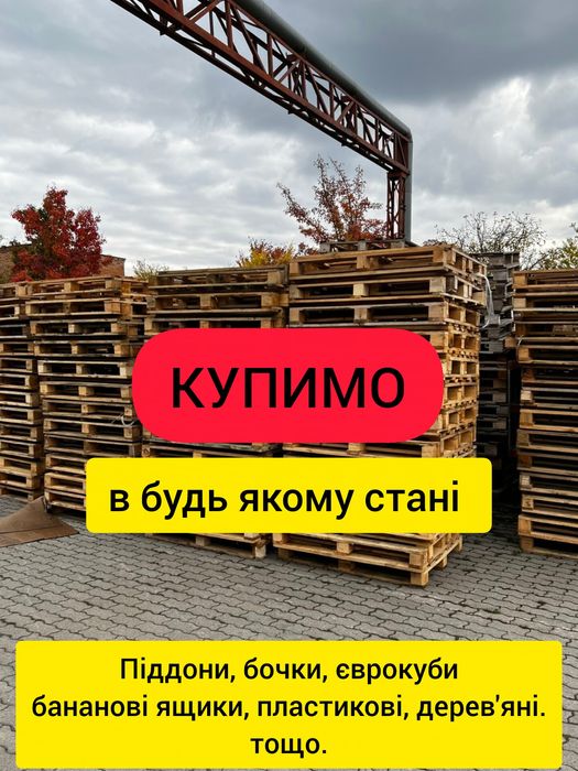Піддони дерев'яні палети европіддони беремо всі поддоны забираємо самі