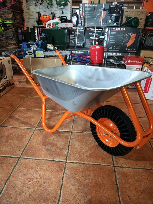 Тачка одноколесная 100/180 (К)каучук/Самов/строит/100литр/180кг/Днепр