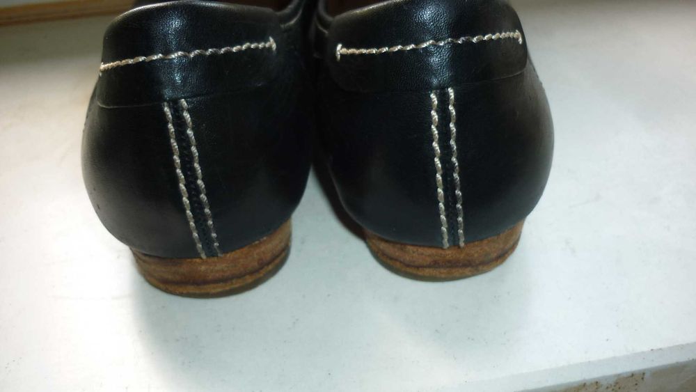 Clarks- skórzane baleriny  r; 40,5