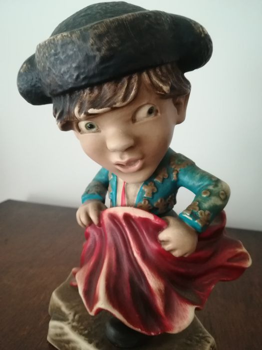 Figura Toureiro Faiança Portuguesa Miderâmica Anos 1960/70