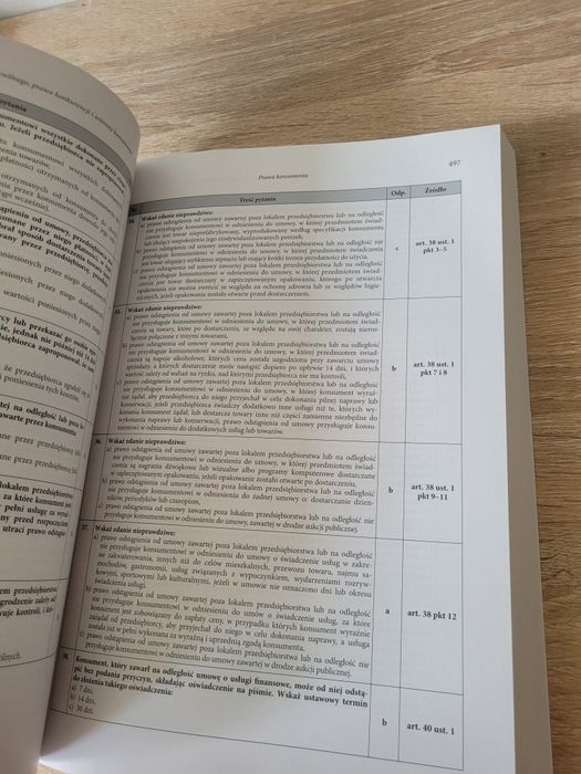 Zestaw do nauki na egzamin wstępny na aplikację radcowską/adwokacką