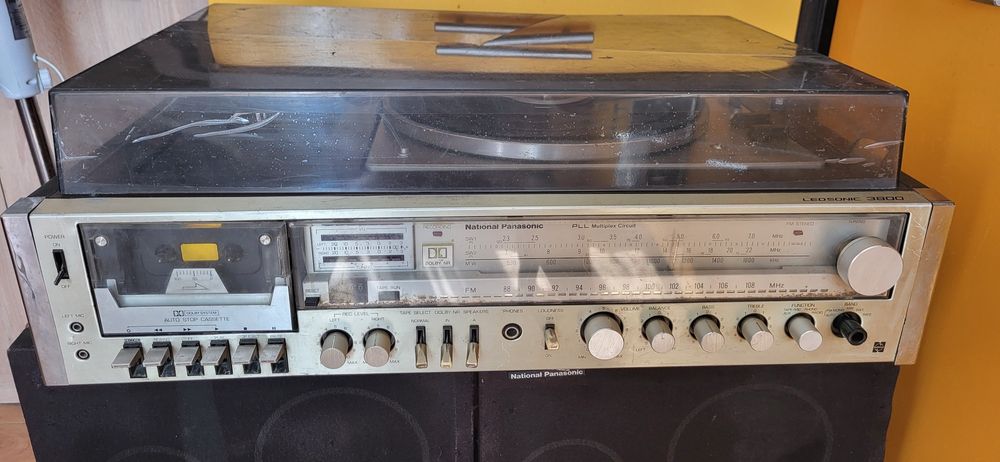National Panasonic LedSonic 3800 + рідні колонки 2×50W. Японський вінтаж.