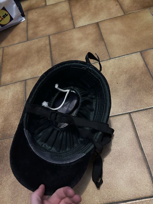 X2 Toczek / kask na konie. Czarny dziecięcy
