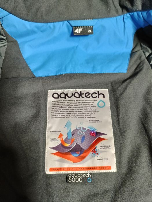 Чоловіча лижна куртка 4F + Чоловічі лижні штани AVECS, XL.