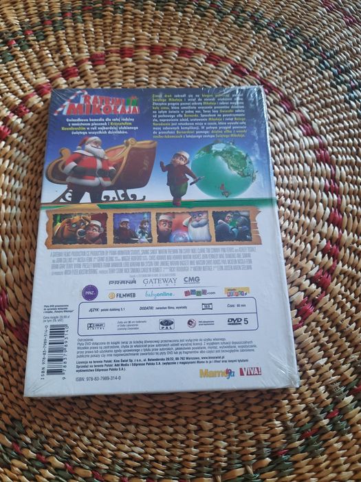 DVD z bajką Ratujmy Mikołaja!