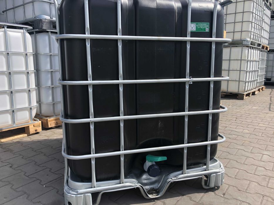 ZBIORNIK regenerowany 1000 l Mauzer, IBC PO SPOŻYWCE - olej kokosowy