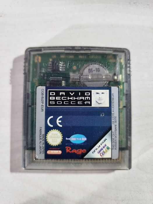 David Beckham soccer gameboy color