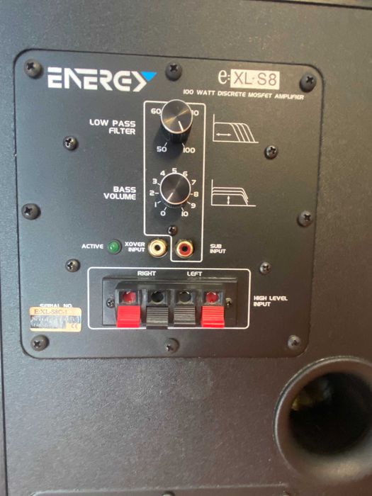 Sistema de som/ Home Cinema 7.2 composto Onkyo, Energy e Monitor Audio