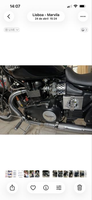 Moto Triumph Speedmaster 900 cc