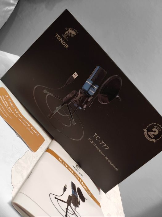 Tonor tc777 mikrofon pojemnościowy do Skype discord PC teams prezent