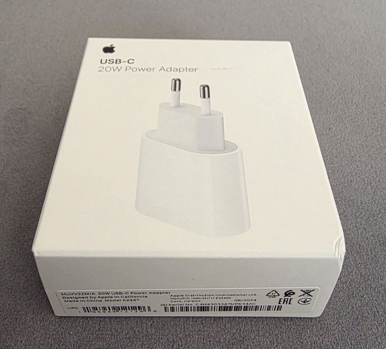 Apple USB-C 20W Power Adapter nowy zaplombowany
