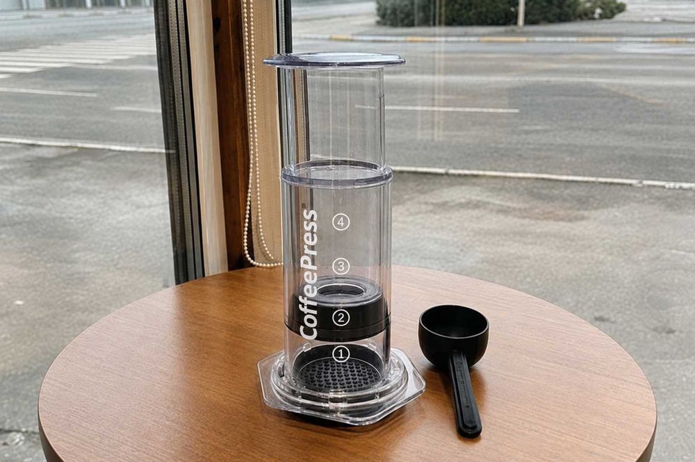 Портативна кавоварка CoffeePress для дому та подорожей