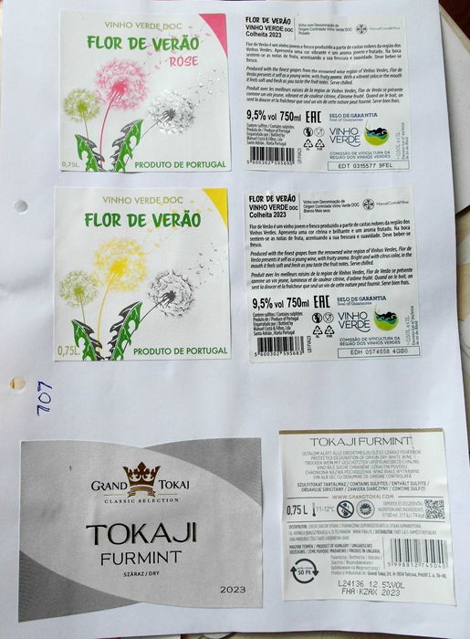 Колекції етикеток на Ваш вибір.