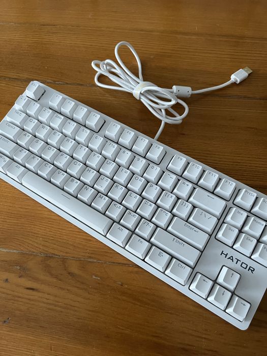 Клавіатура HATOR Rockfall 2 Mecha TKL Orange White (HTK-521)