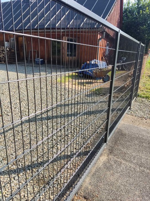 Brama Wjazdowa-Ogrodzeniowa Ocynk+ kolor