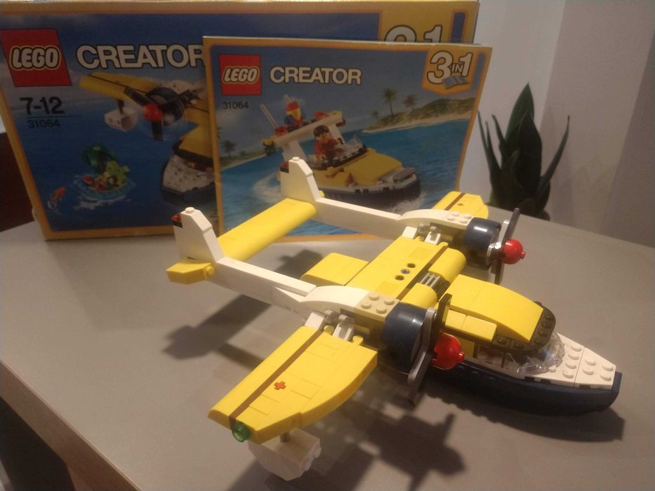 LEGO 31064 Creator 3w1 - Przygody na wyspie Samolot, Chata, Motorówka