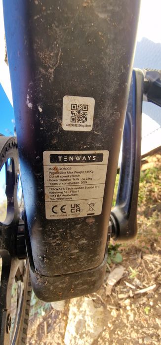 Велосипед TENWAYS GO 800S